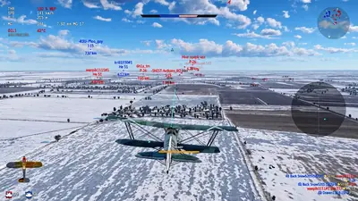 War Thunder military aircraft displaying a custom historical camouflage skin